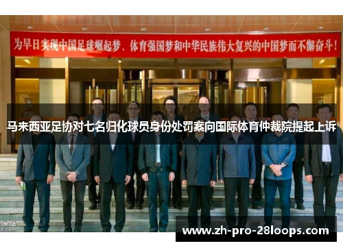 马来西亚足协对七名归化球员身份处罚案向国际体育仲裁院提起上诉